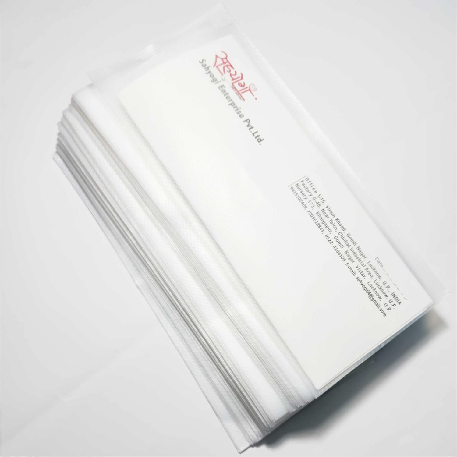 Pathology Report Keeper For Safe Health Records Size 4.5"x9.5", Nontearable Recyclable Synthetic Material, Embossed, Transparent,Printable (200)-image-11