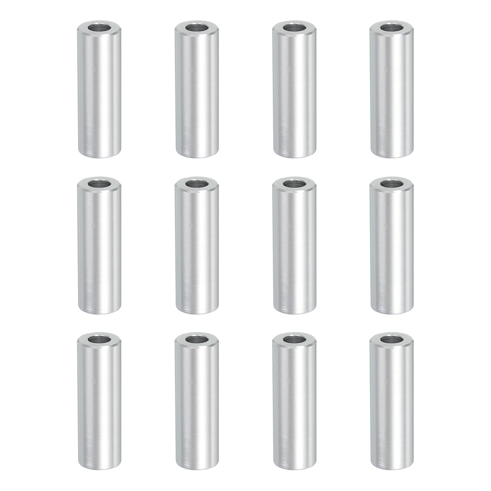 Entretoises aluminium PATIKIL cylindriques de haute précision pour boulons de 1/4 pouce