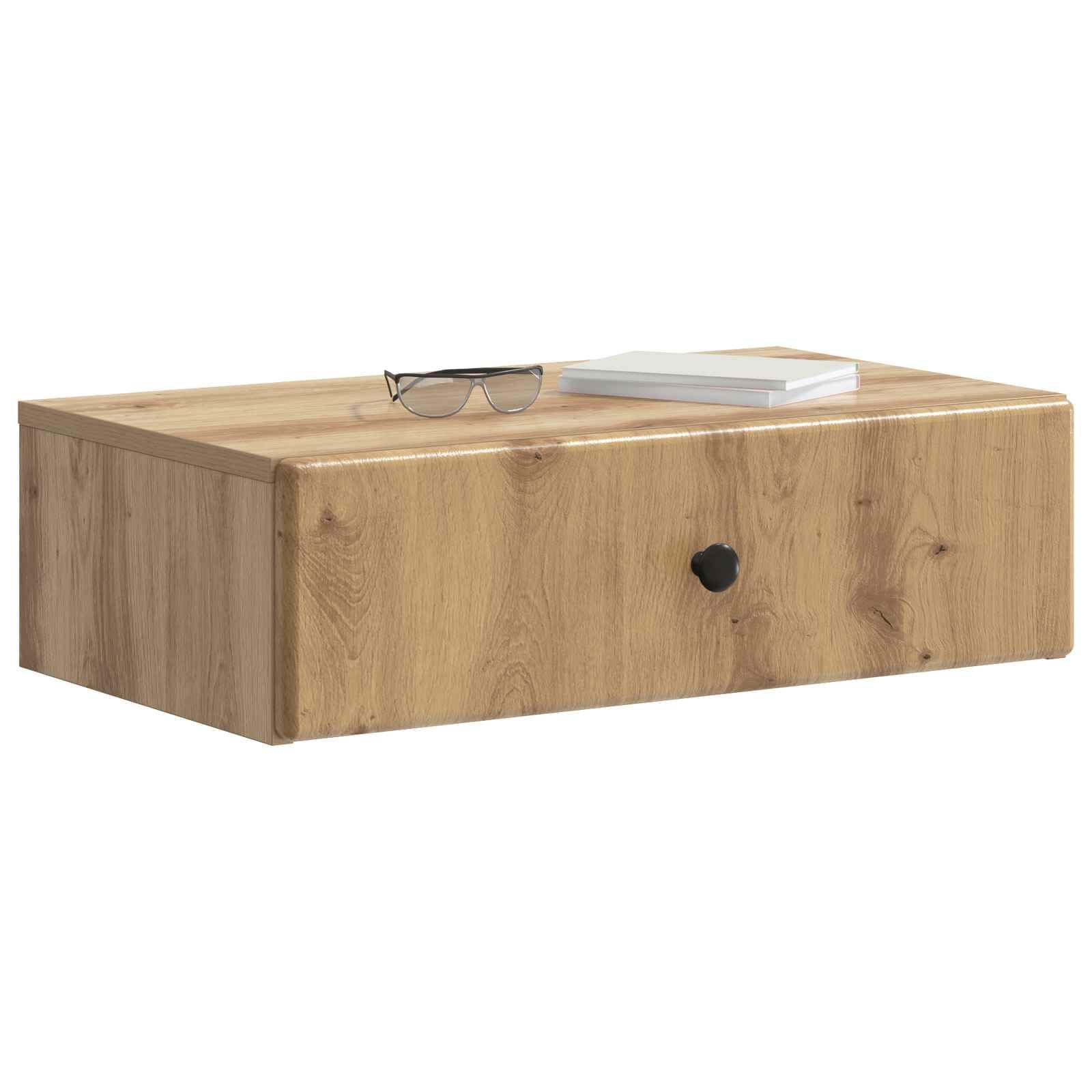 Table de chevet moderne à suspendre pour une chambre épurée et cocooning