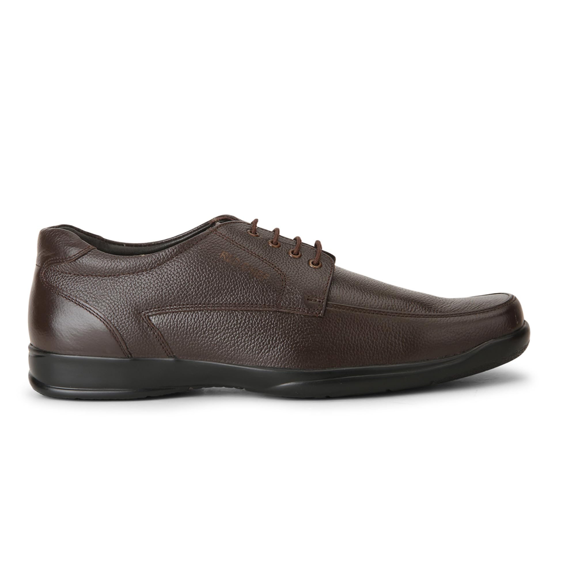 Red Chief RC3499 Brown Leather Formal Shoes - Image 1
