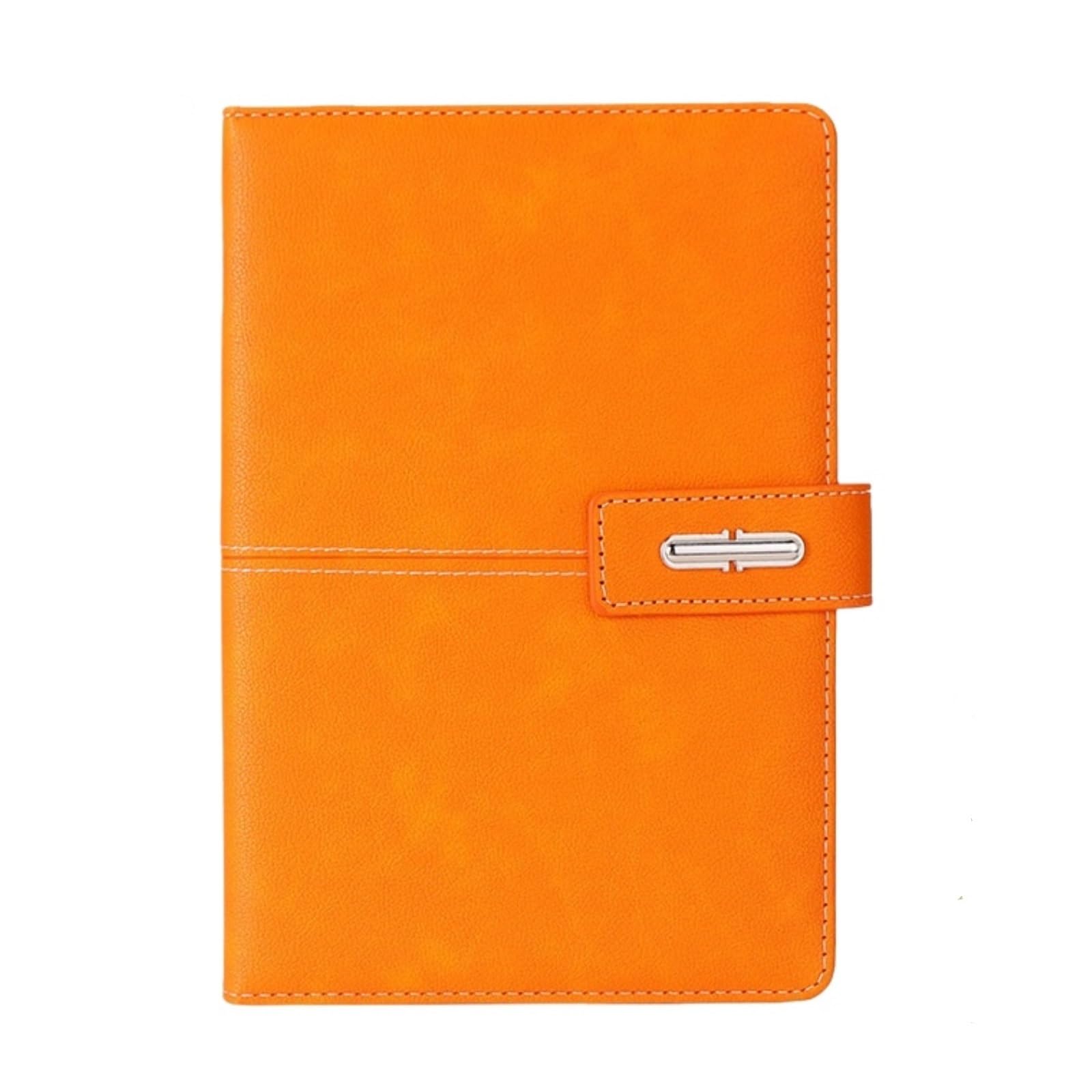 Schreibblock Notizblock A5 Notizbuch-Set, Tragbares Geschäftsbesprechungs-Kontobuch Geeignet für Lernen(Orange)