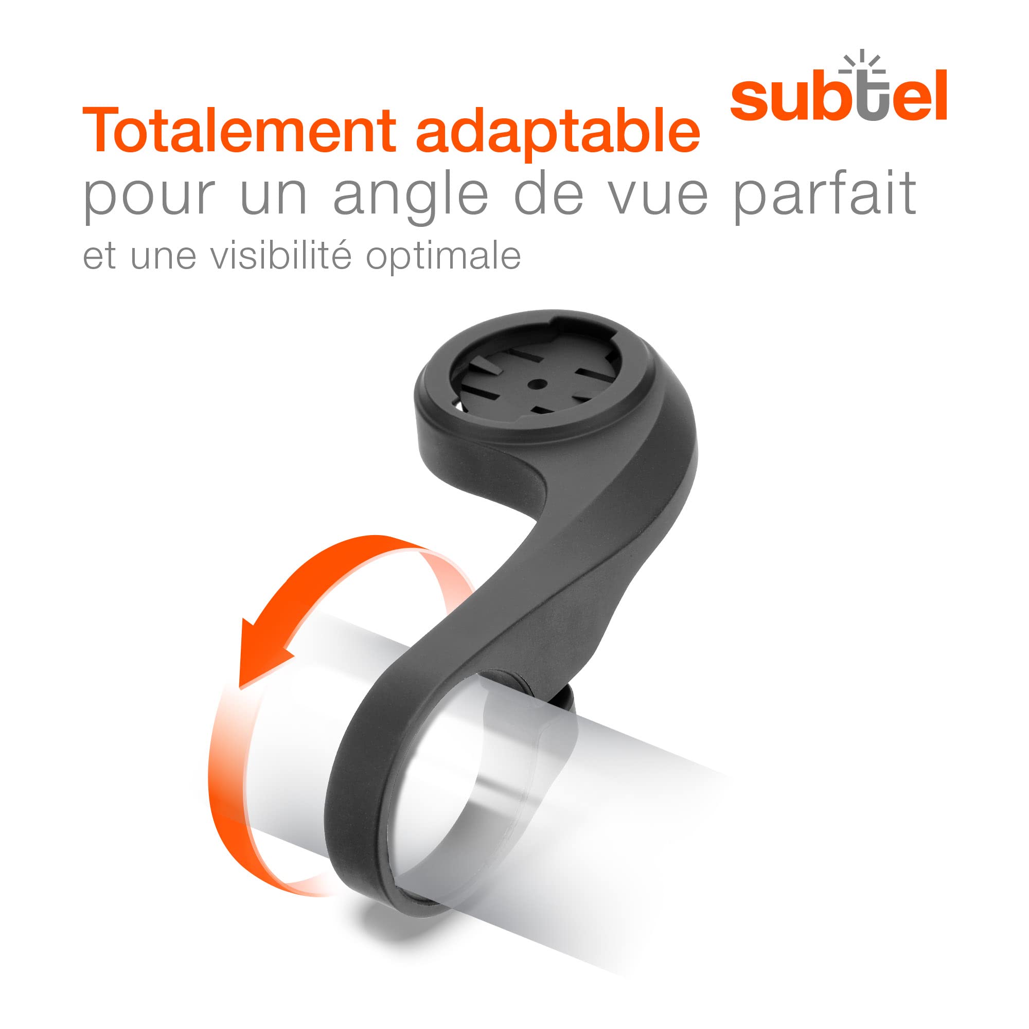 Support De Guidon SIGMA – Noir, 90 Cm, Robuste Et Facile à Monter, Pour Ordinateur De Vélo