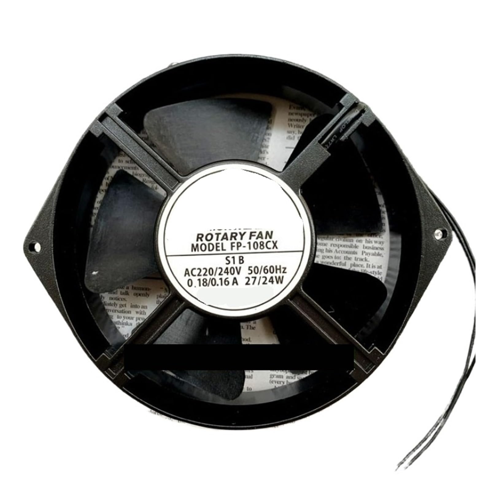 Lzikkgki One Color Fp-108Cx-S1-B 220V 0.16A 24W 16238 15038 Fan