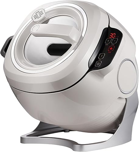 Máquina de cocción automática de 2000 W, procesador de alimentos tipo tambor, calefacción completa giratoria de 360, potencia de fuego de 3