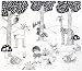 Modern-Twist Kids, 100% Pure Silicone Mark-Mat Coloring Placemat, Day at the Pond
