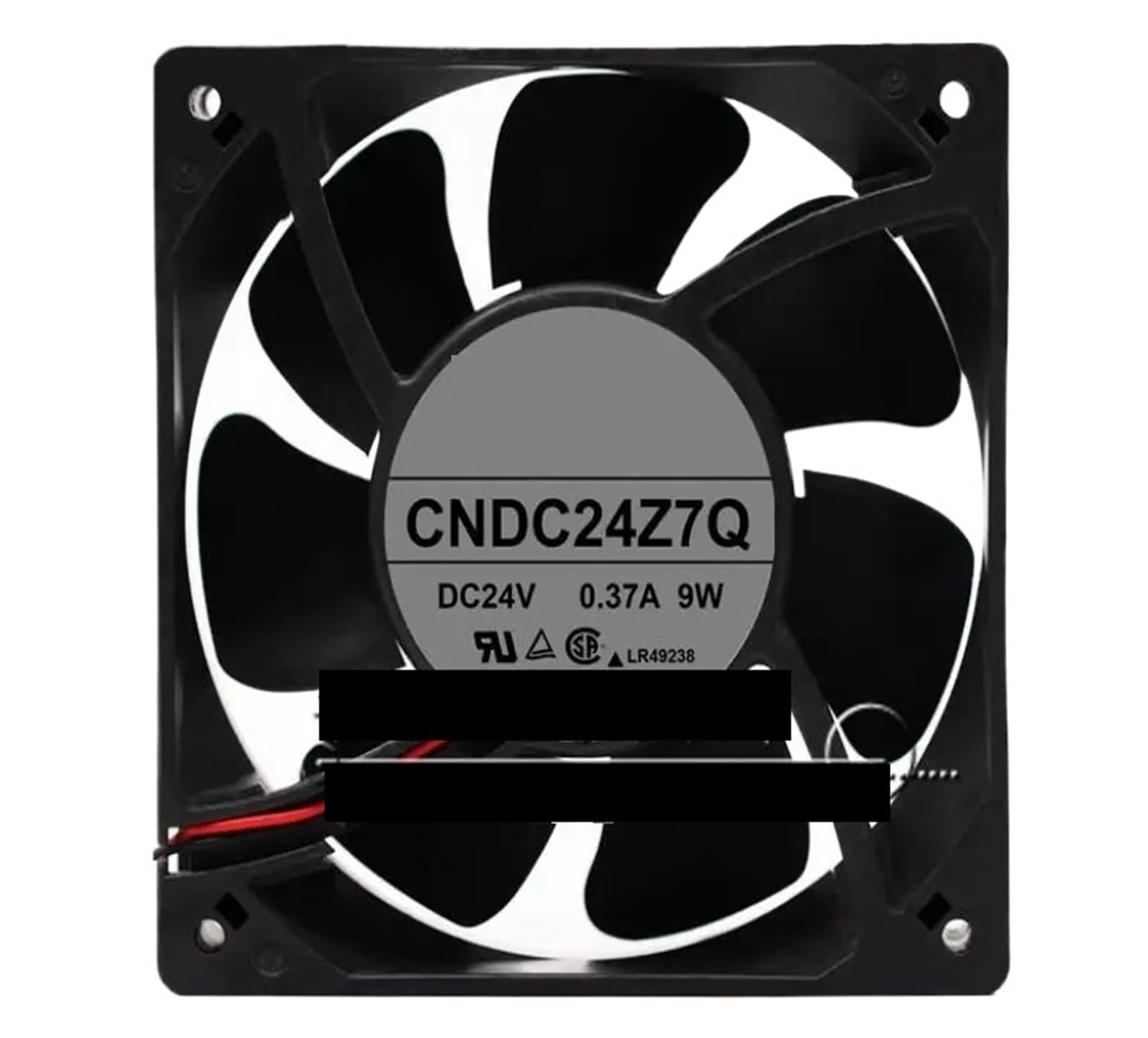 PEQYUACTE CNDC24Z7Q DC 24V 0.37A 120x120x38mm 2-Wire Cooling Fan