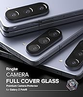 Vista 2 de Ringke Cristal de cámara [protección multicapa] compatible con Samsung Galaxy Z Fold 5, protector de lente de cámara de vidrio templado, 2