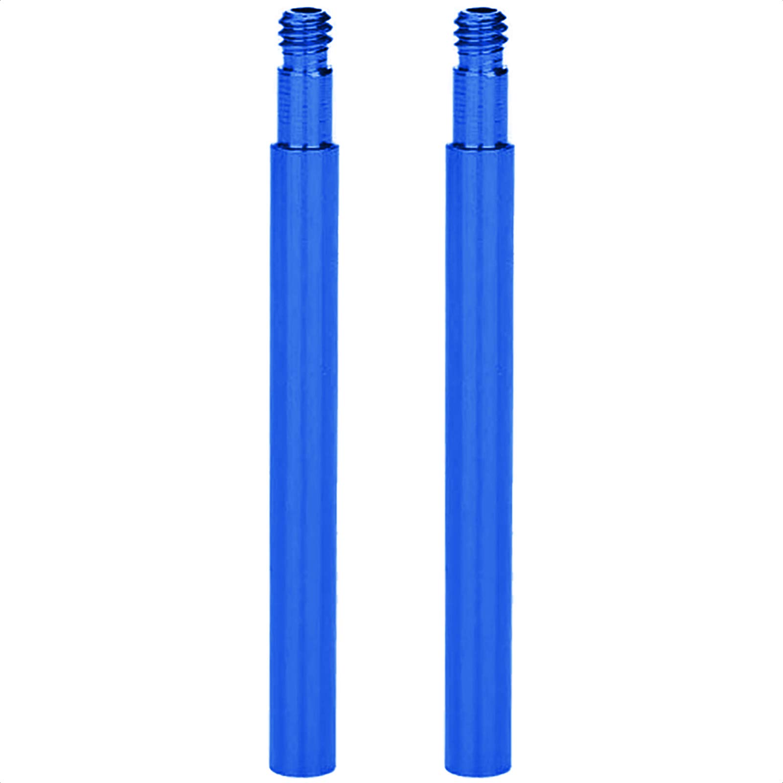VANICE 2 Pcs Bike Presta Valve Extender, 60mm Aluminum Alloy Bicycle Inner Tube Tire Accessories/Blue