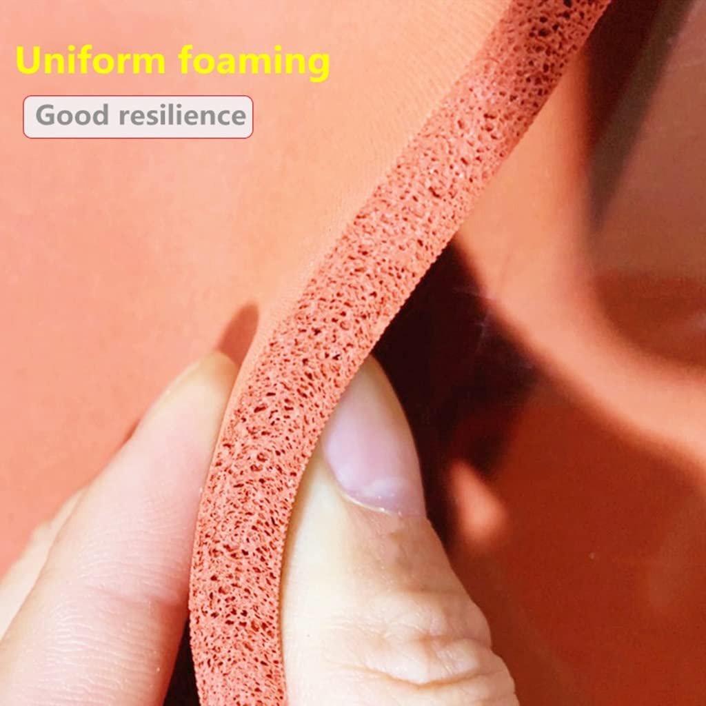 Tablero de Espuma de Silicona con Textura de Tela Resistente a Altas Temperaturas, Almohadilla de Esponja Suave, para Junta de Almohadilla de Silicona para Horno Mecánico/Thickness 10Mm/100Mm