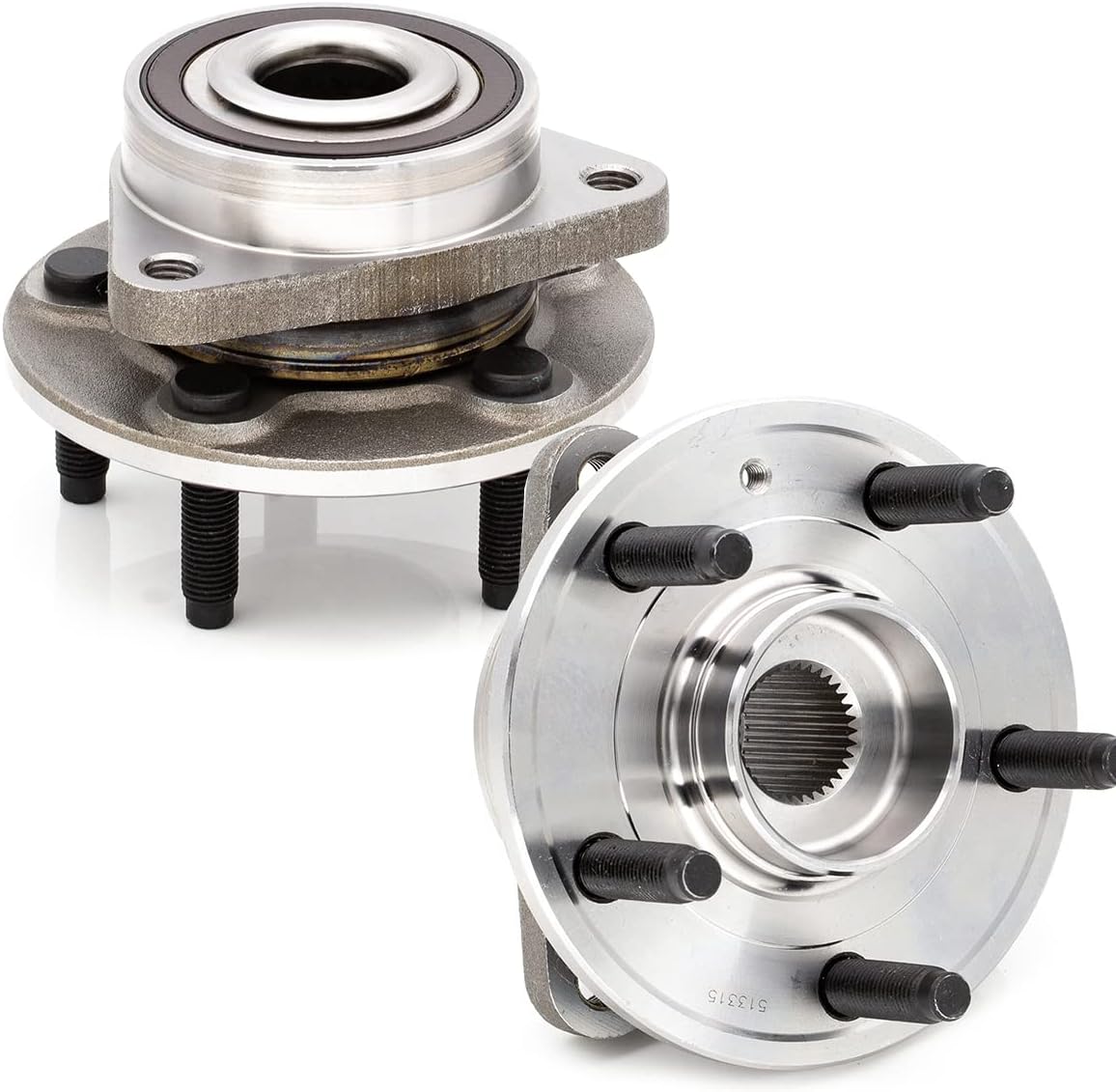 Pair of 513315 Front Wheel Hub Bearing Assembly Compatible with 2011-2015 Chevy Cruze, 2016 Chevy Cruze Limited