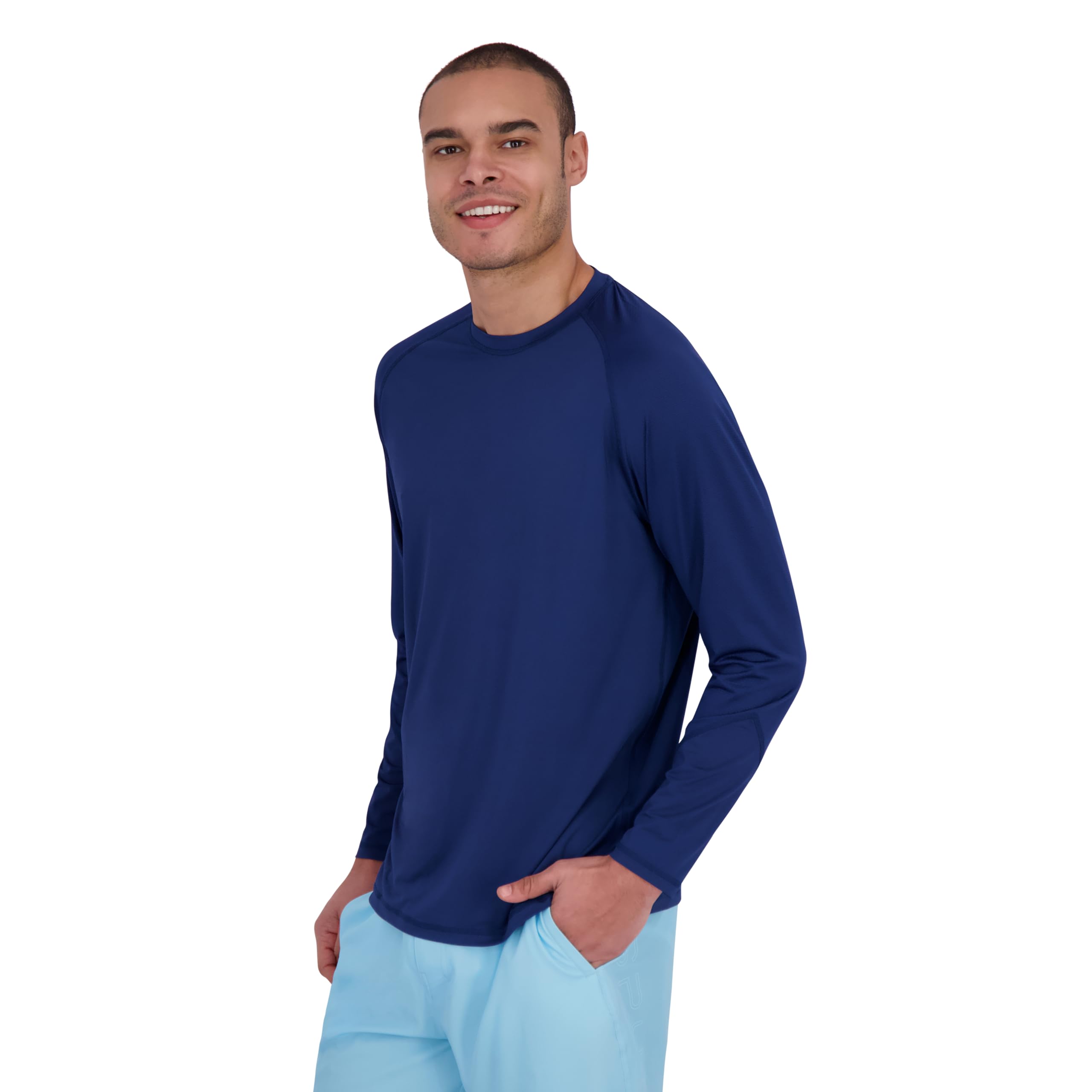 Spyder Long Sleeve Rashguard – UPF+, Quick-Dry, Swim Shirt, Surfing, Hiking, Workouts Camisa de protección de Sarpullido para Hombre