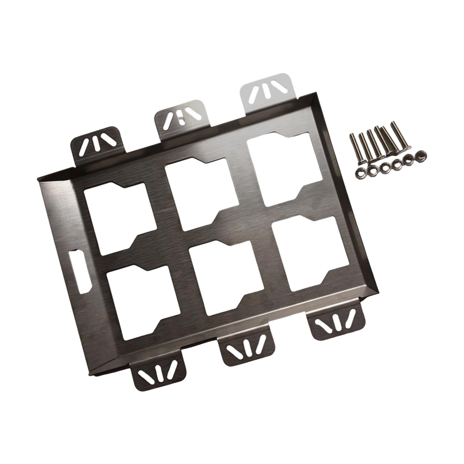 Msioytog 1 Set Vehicle Tool Planner Mounting Plate Consistent Structure Against Shake Plan For Truck Mattresses Workspaces Metal Construction 6 Fasteners Encompassed Mounting Plate Heavy Duty Tool Storage Vehicle