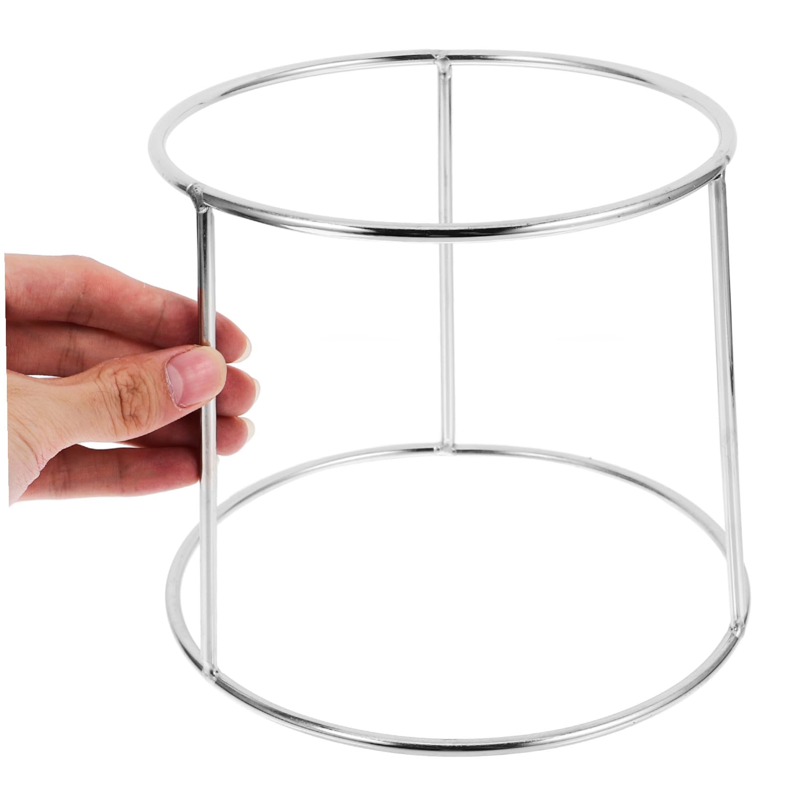Cabilock 2 Pezzi Supporto per Piatti Frutti di Mare in Acciaio Inossidabile Multifunzionale Antiruggine per Cucina e Ristorante Design Doppio per Decorazione e Conservazione Dimensioni