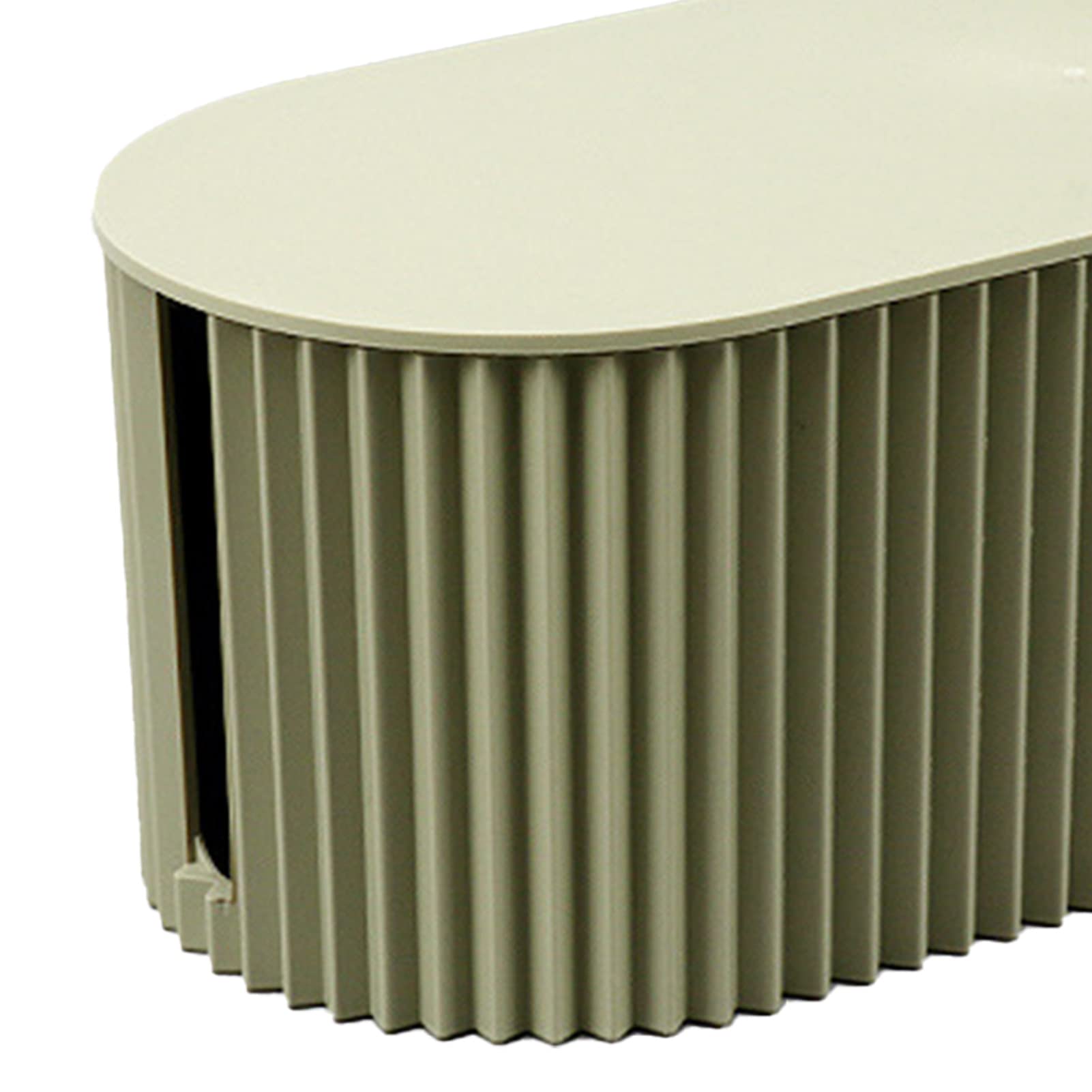 Nordic Cable Management Box, Duży Schowek na Tablicę z Wtyczkami na Biurku, Schowek na Kable z Drutu Case Organizer Box Socket Plug Bezprzewodowy Router Wi-fi Uchwyt na(Zielony mały rozmiar)