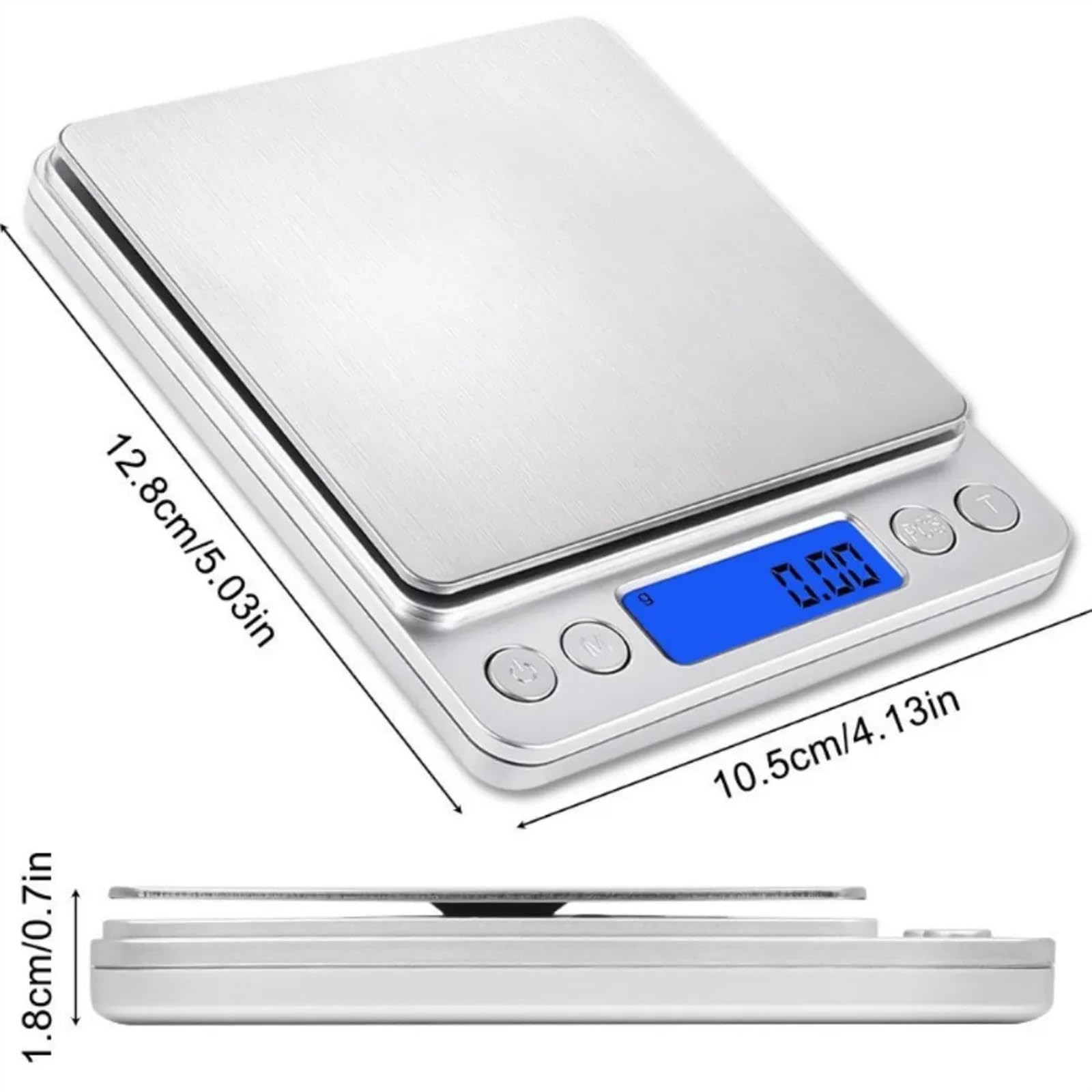 Balances de cuisine, Balance de cuisine numérique 3000g/ 0.1g, petite balance à bijoux, balance alimentaire, poids numérique en grammes et Oz, avec écran LCD/Tare , Balance alimentaire/cuisine/pâtisse