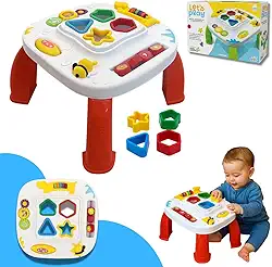 Mesa Infantil Didática Divertida Brinquedo Crianças Educacional Bebê Atividades de Montar Interativa