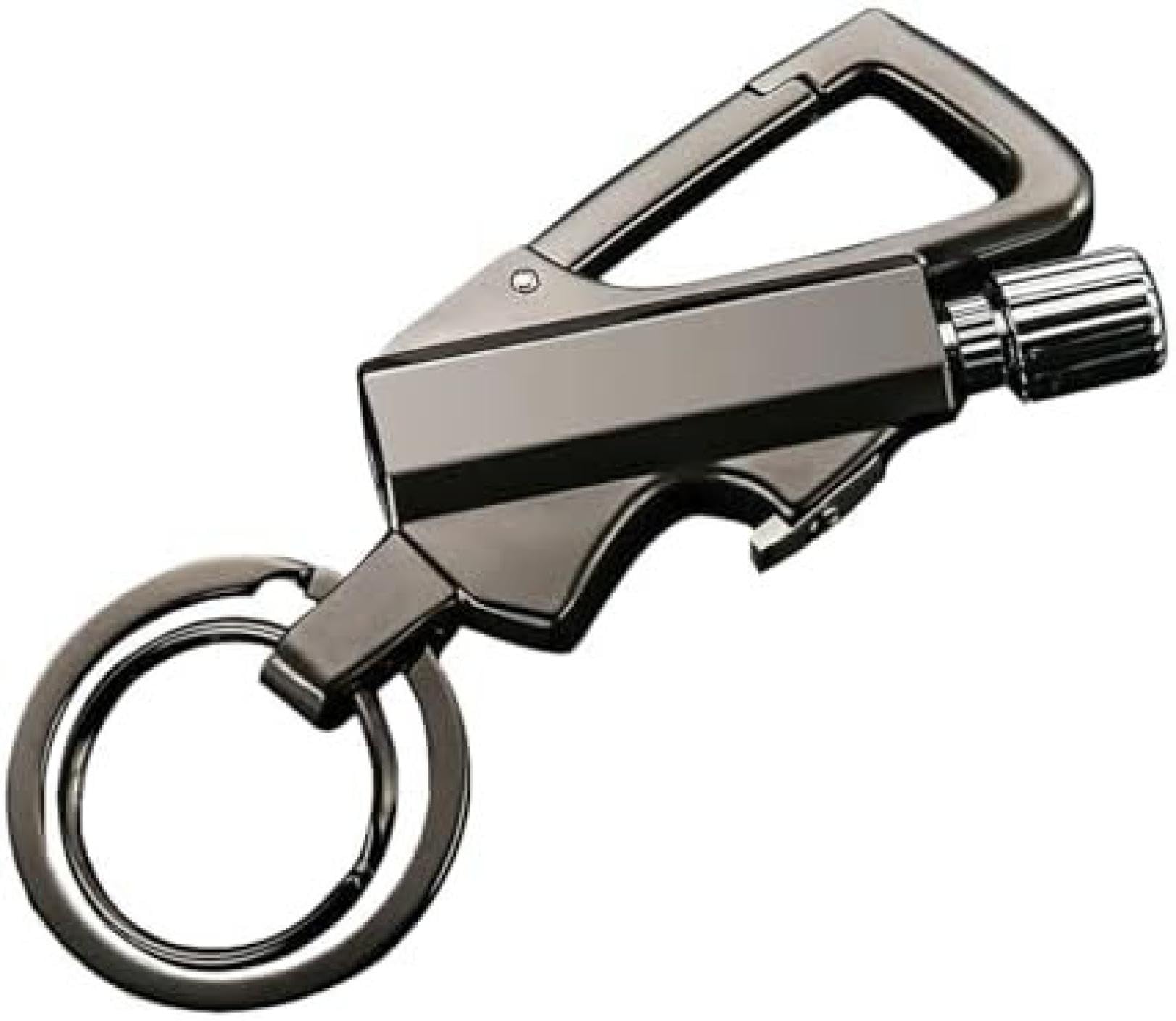 Keychains Lighter Eternal Match Lighter with Key Ring Portable Reusable Long Lasting 3 in 1 Multi-Tools Present Option