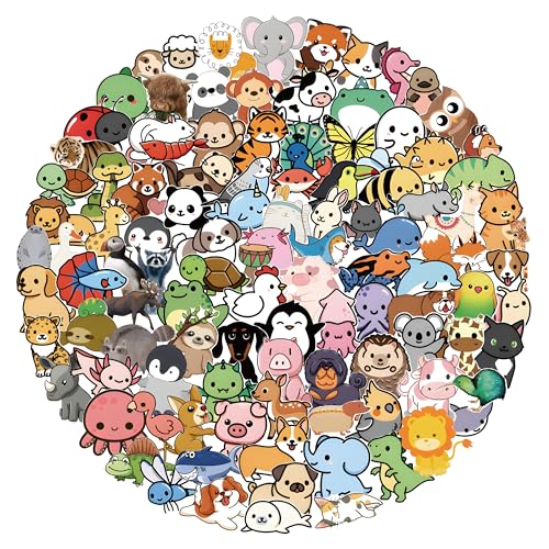 KAZJDKLL Animal Stickers Pack,105PCS Cute Animal Stickers for...