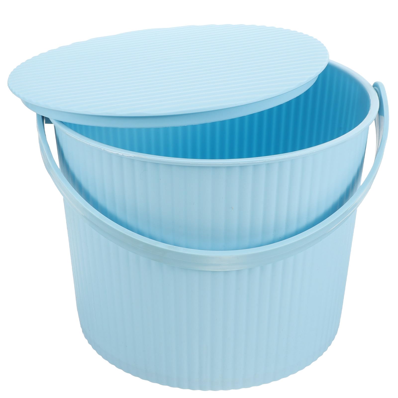 Seau en plastique avec couvercle pour l'organisation de la cuisine