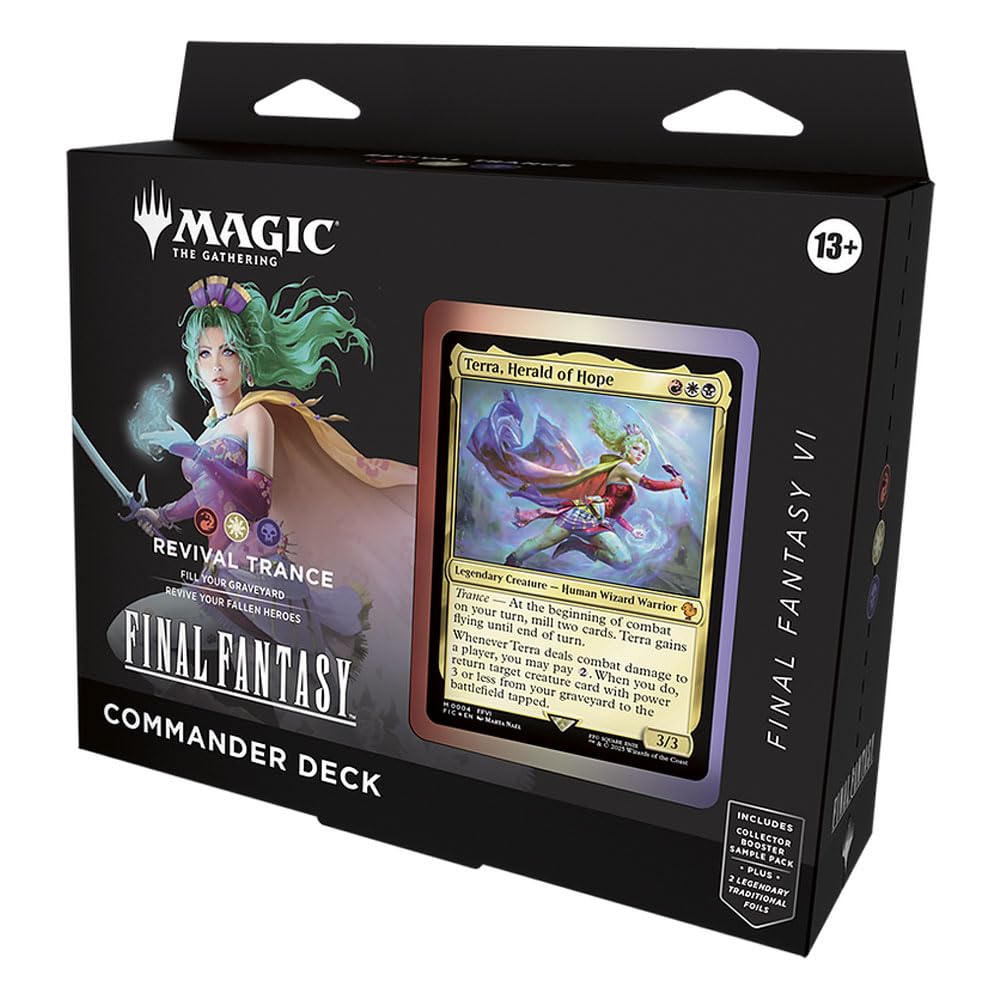 (ZESTAW 4) FINAL FANTASY Commander Deck Display - Commander: FINAL FANTASY (FIC)