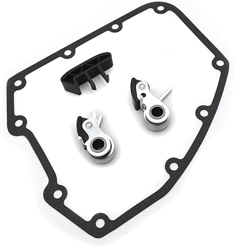 Miniatura 3 de Reemplazo de la guía de cadena de doble leva Junta de cubierta del tensor interior exterior compatible con 1999-2006 H-D Dyna Softail