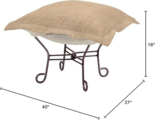 Miniatura 316 de Howard Elliott - Silla de asiento con tapa, asiento alternativo multiusos con marco de titanio, muebles de patio para campamento, hogar, interior y