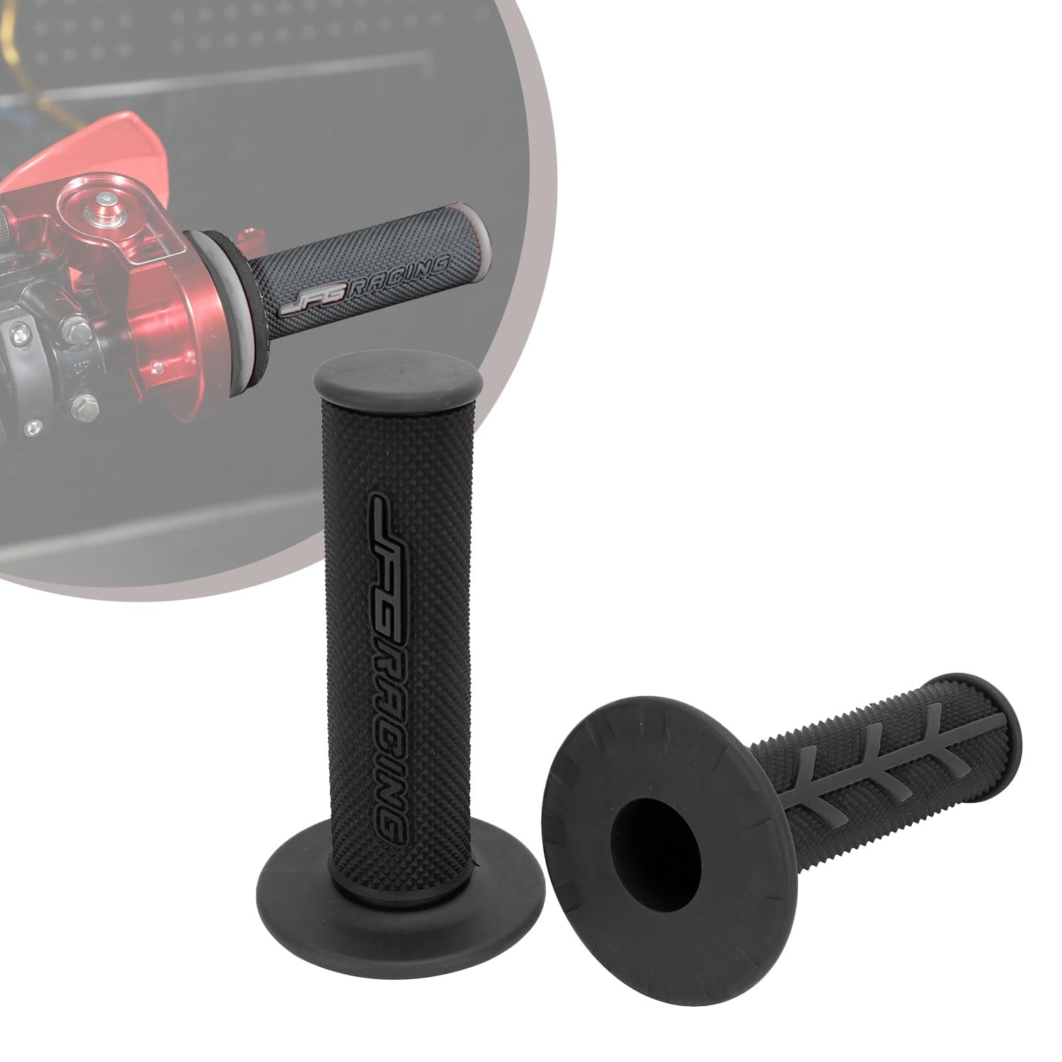 Manopole Per Manubrio Moto 22mm/24mm - Impugnature Antiscivolo Per Dirt Bike, Pit Bike E Motocross - Foto 4