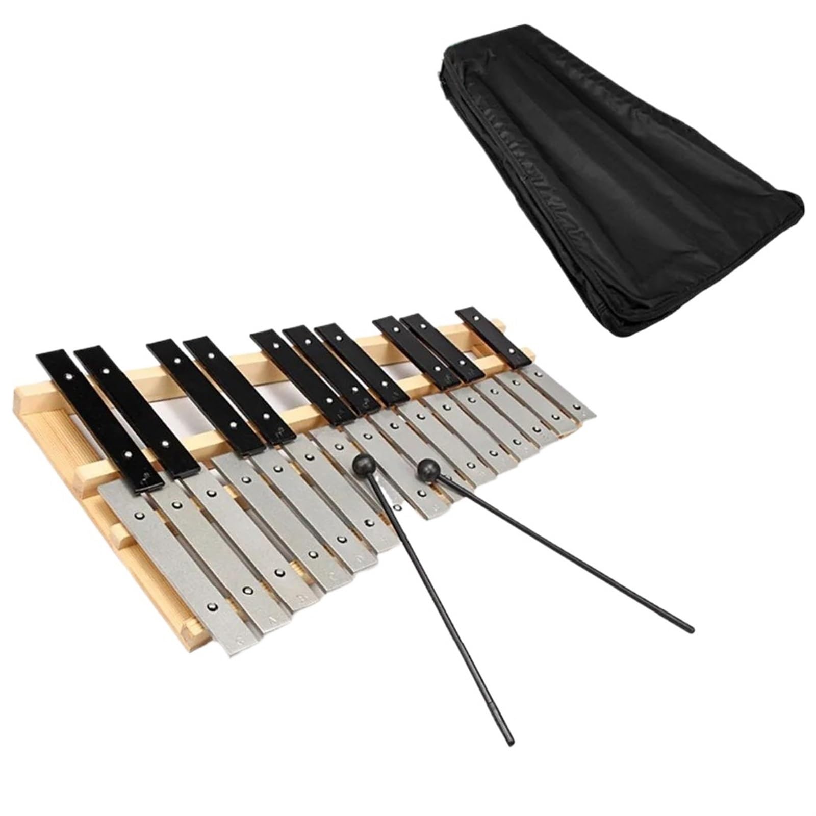 Xilófono 25 Notas Glockenspiel Xilófono Instrumentos Musicales Mazo Percusión Piano De Madera Principiantes