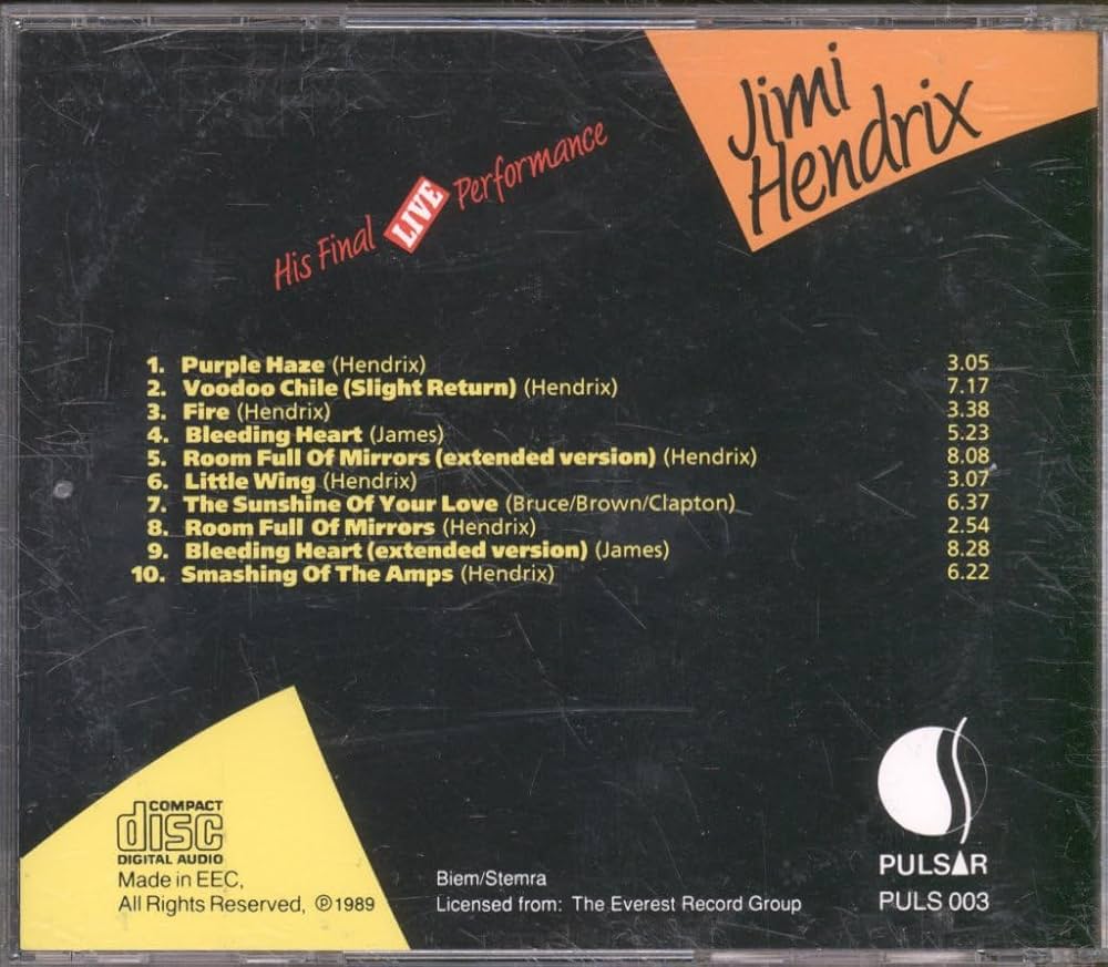 ★送無！新品！Jimi Hendrix Concerts [CD] Jimi Hendrix - Collection - Amazon.com Music
