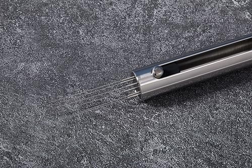 Image of Retractable Espresso WDT Tool Stainless Steel | Coffee Distribution Tool, 6x 0.5mm Needles, Safety Retraction, Stainless Steel Design, For Home Baristas