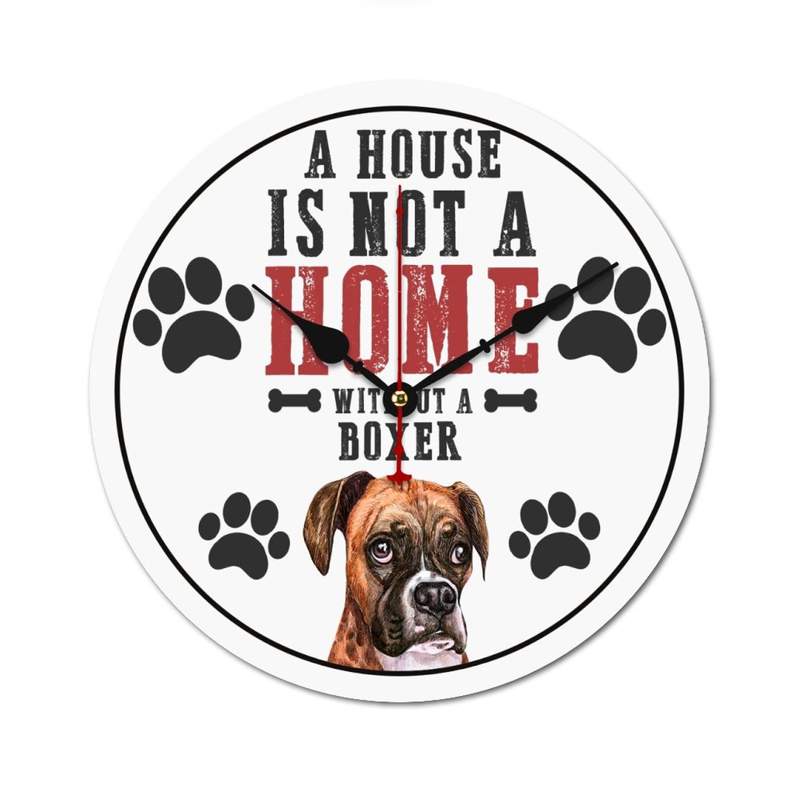 Horloge murale chien pour une cuisine chaleureuse et accueillante 38cm