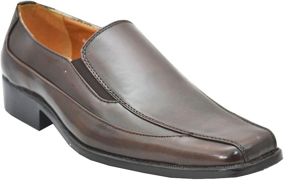 Salvanni Men’s 6500 Loafers, Brown, 9 M US