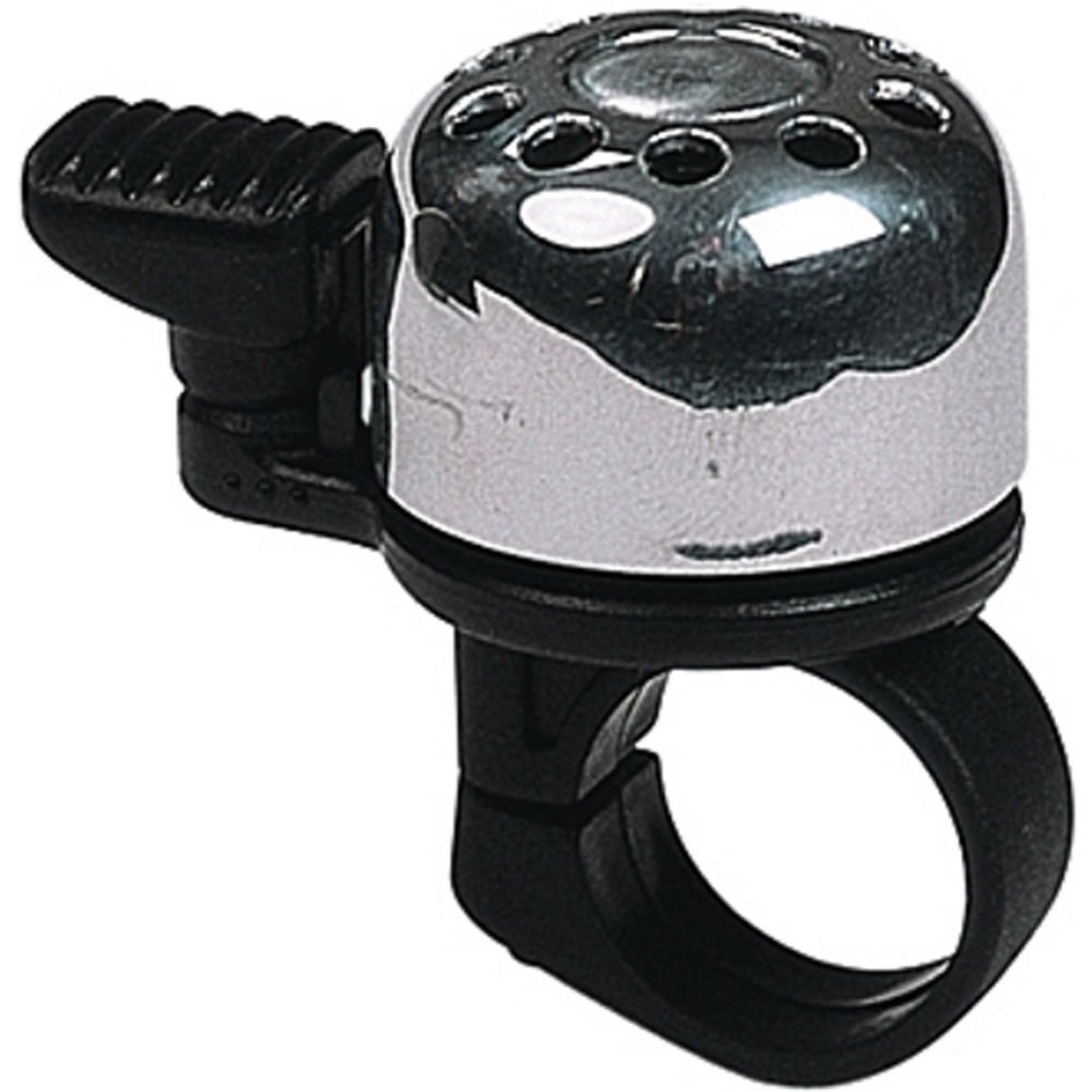 Mounty Mini-Fahrradklingel Billy Plus Mini Bell Billy Plus Sil