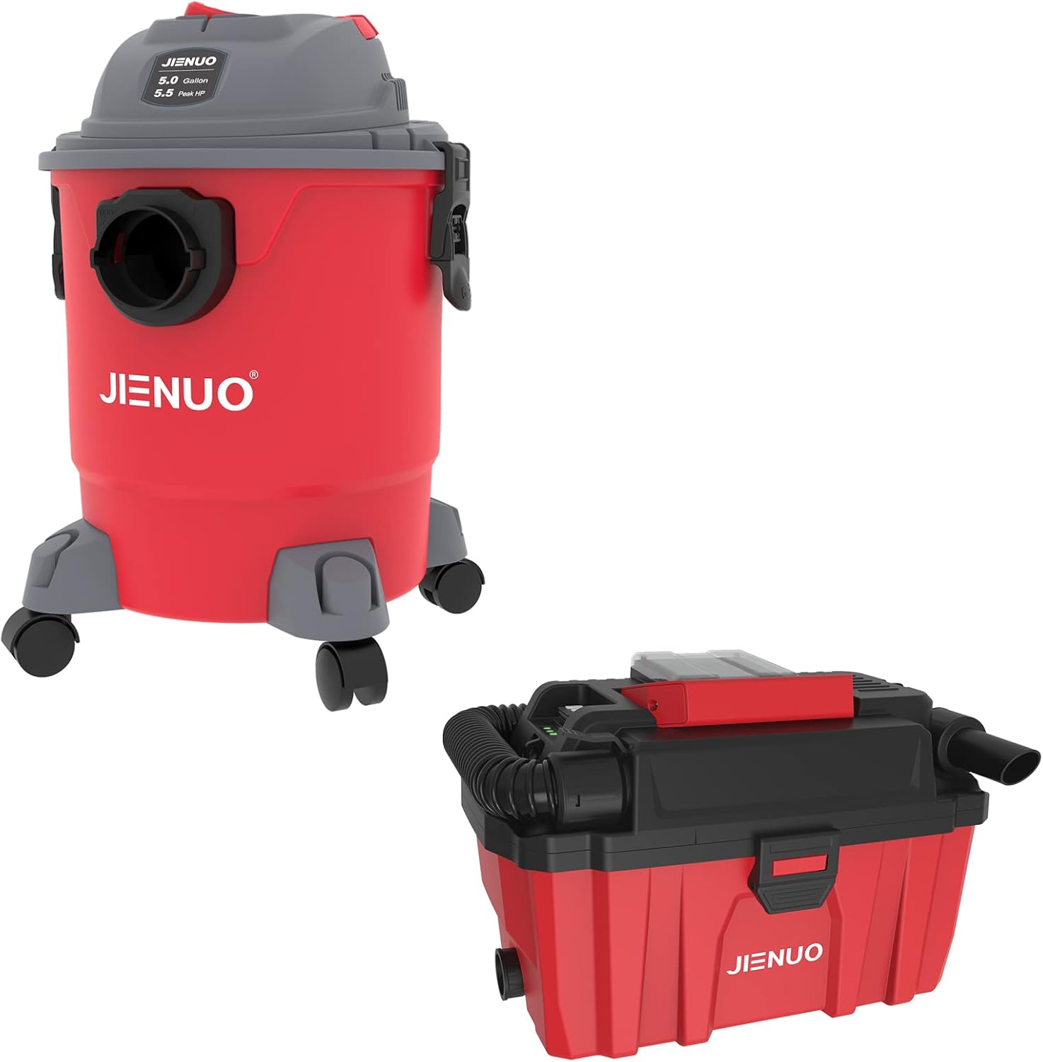 JIENUO Bundle of Shop Vacs Wet and Dry 5 Gallon and