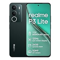 realme P3 Lite Smartphone 8+256GB,Batteria 6000mAh,schermo de confort oculaire 120Hz,50MP AI Camara,Supporto per scheda SD,Verde