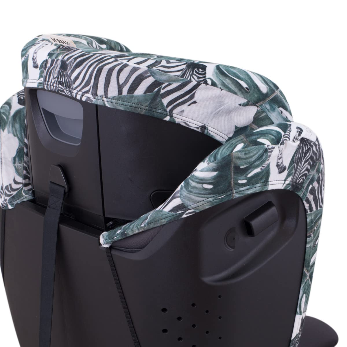 JYOKO Kids Bezug kompatibel mit Britax Romer Kidfix, aus Baumwolle (Romer Kidfix I-SIZE, ZEBRA)