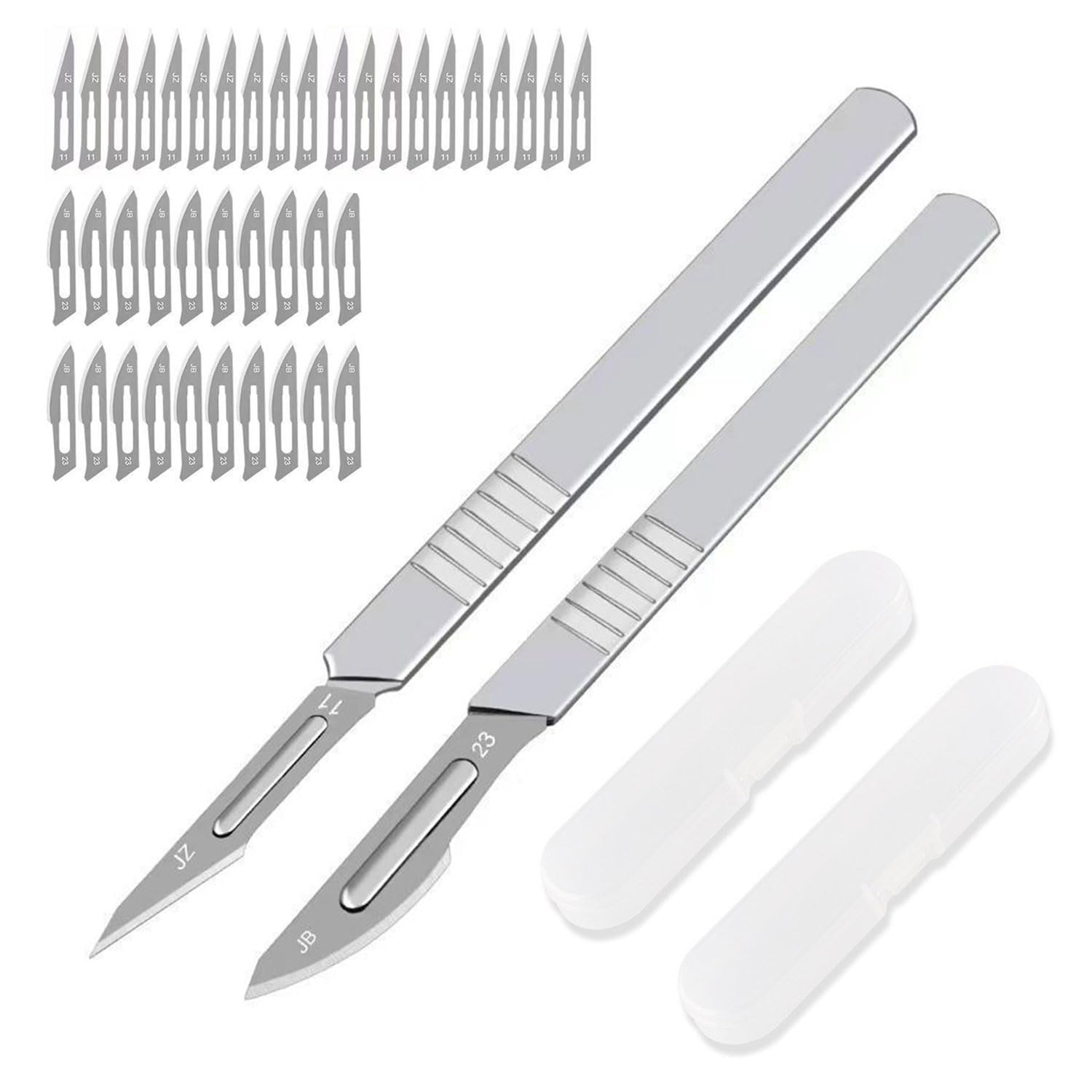 ZMDMAH Coltello da panettiere con 5 lame di rasoio Pane Accessori per la panificazione Lama per pane la pasta con bordo dritto Coltello per pasta Adatto per pane, baguette, panini 7