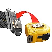 Vista 1 de Clip de cinta métrica para cinturón - Soporte de clip para cinta métrica