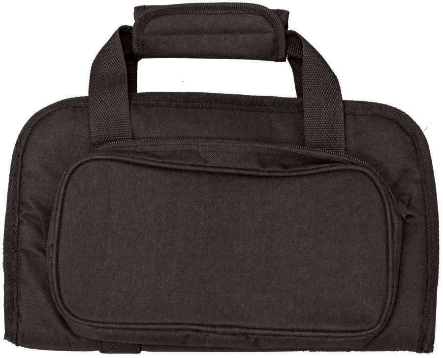 First Class Tactical Scoped Handgun Firearm Case Pistol Bag for Outdoor Hunting Shooting Range, Additional Magazine Storage Slots (Black)