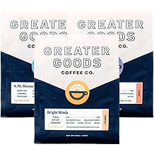 &Eacute;chantillonneur de bo&icirc;tes &agrave; haricots - torr&eacute;fi&eacute; par Greater Goods Co., pack de 3, fra&icirc;chement moulu, caf&eacute; gastronomique