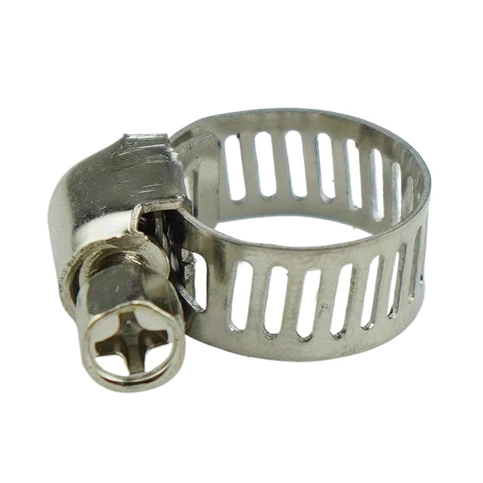 Verstellbare Schlauchklemmen Verstellbare Schlauchschellen aus Edelstahl mit Schraubband, for Kraftstoffleitungen, Schneckengetriebe, Zangenwerkzeuge, Befestigungselemente for Wasserleitungen(10pcs 16