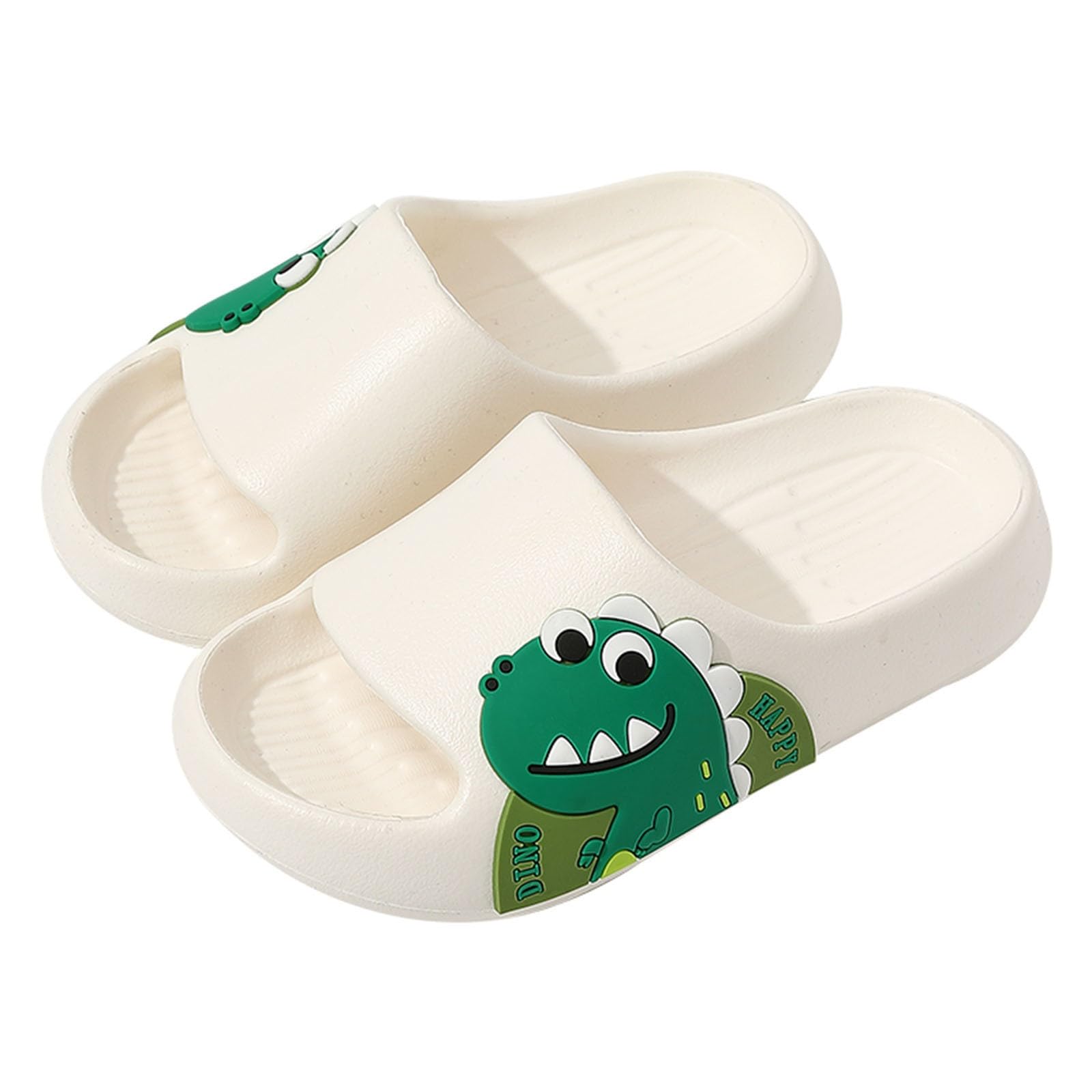 RXZCHH Zapatillas de Verano para niñas y niños, para Interiores y Exteriores, con Estampado de Dinosaurios, Astronauta de Dibujos Animados, cómodas, Ligeras, Informales, para niños de 4 a 11 años