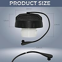 Vista 5 de Gas Cap, Fuel Cap for 2000-2020 Ram 1500 2500 3500, Dakota, Dodge, Grand Caravan, Journey, Durango, Caravan, Avenger, Challenger, 2003-2020 Wrangler