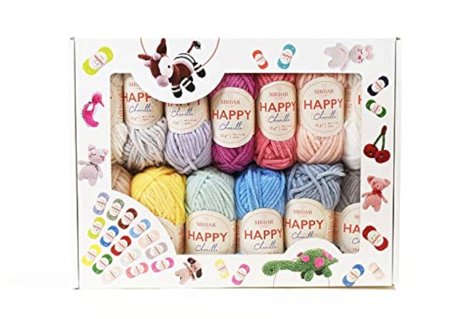 Sirdar Happy Chenille Colour Assorment - 25 Color Pack
