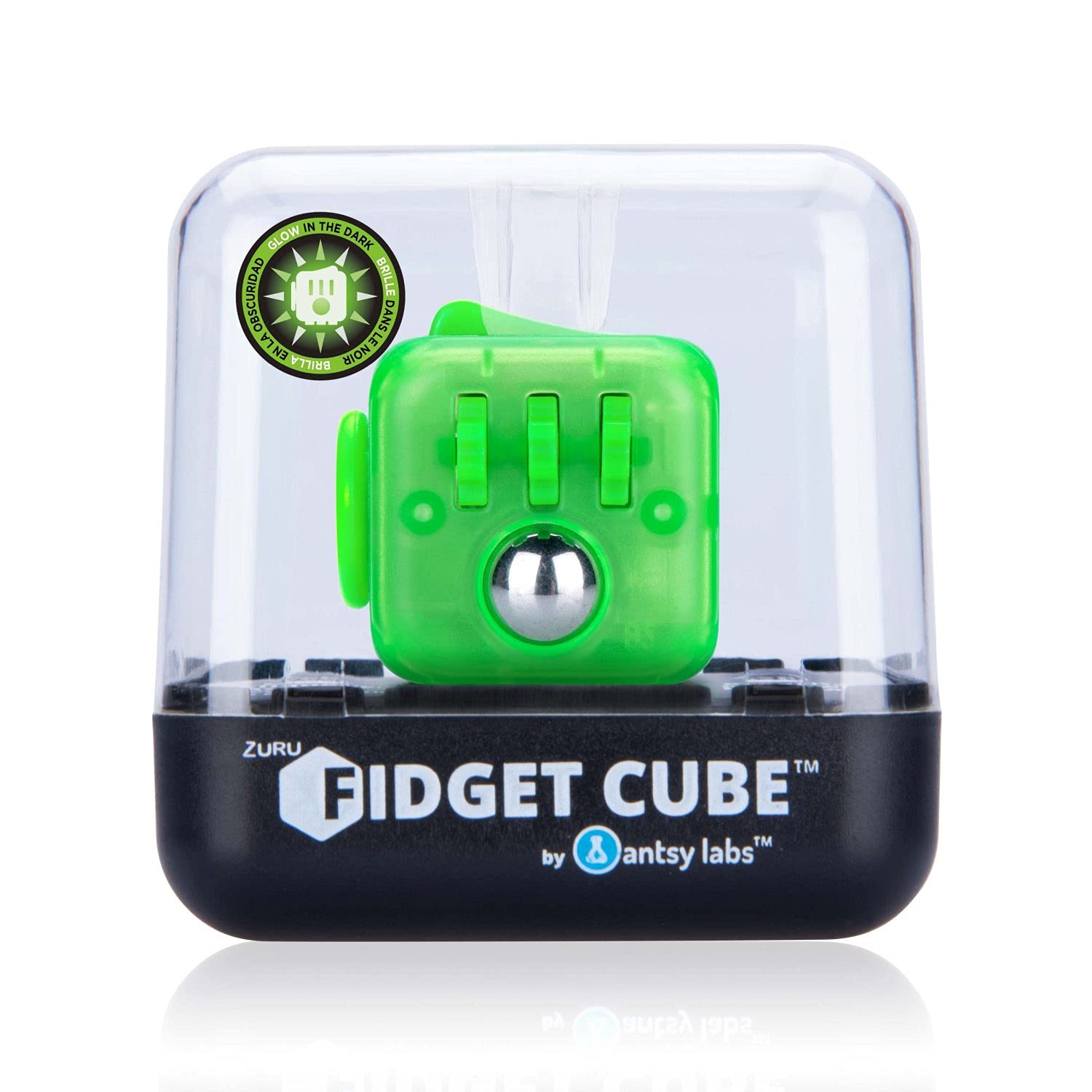 ZURU Antsy Labs 8101D-D Original Fidget Cube anti-stress avec 6 fonctions pour adultes et enfants à partir de 3 ans Rose 35 mm