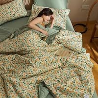 Amazon｜[ZS2L7] タオルケット おしゃれ 夏用 ガーゼケット 花柄 肌に