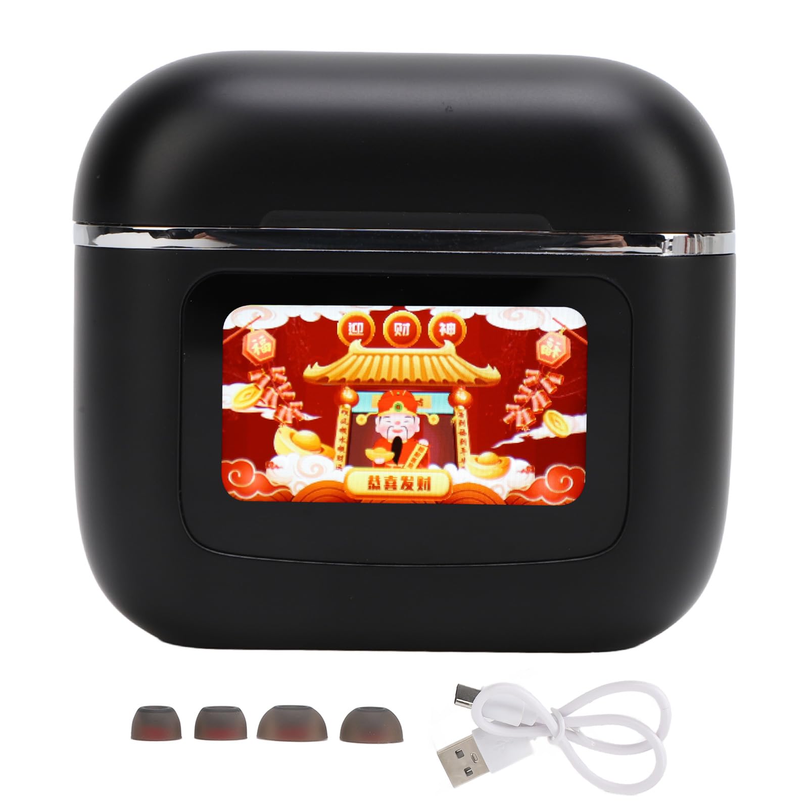 Gedourain Auricolari per Traduttore di Lingua Touchscreen Auricolari Wireless con Cancellazione del Rumore per Viaggiatori 5.3 Multifunzionale in