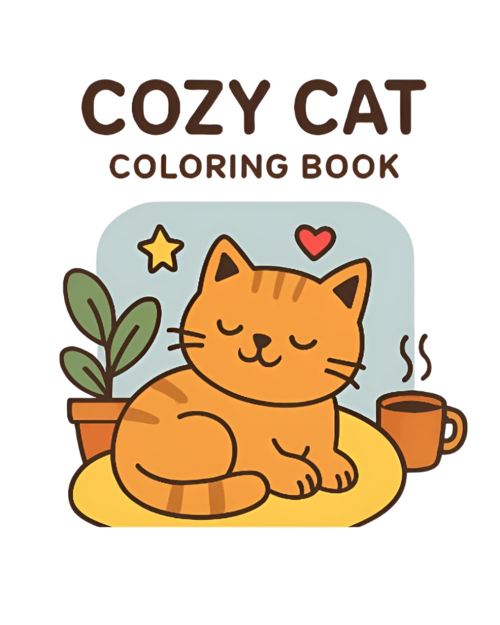 Cozy Cat Coloring Book