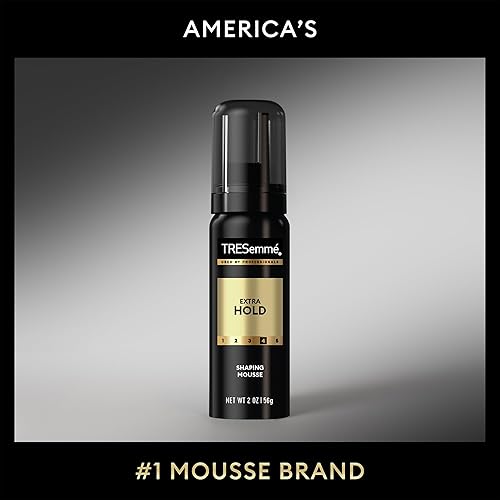 Miniatura 7 de TRESemmé Mousse moldeador, tamaño de viaje, sujeción extra, paquete de 6 – Mousse hidratante para el cabello para esculpir, control de