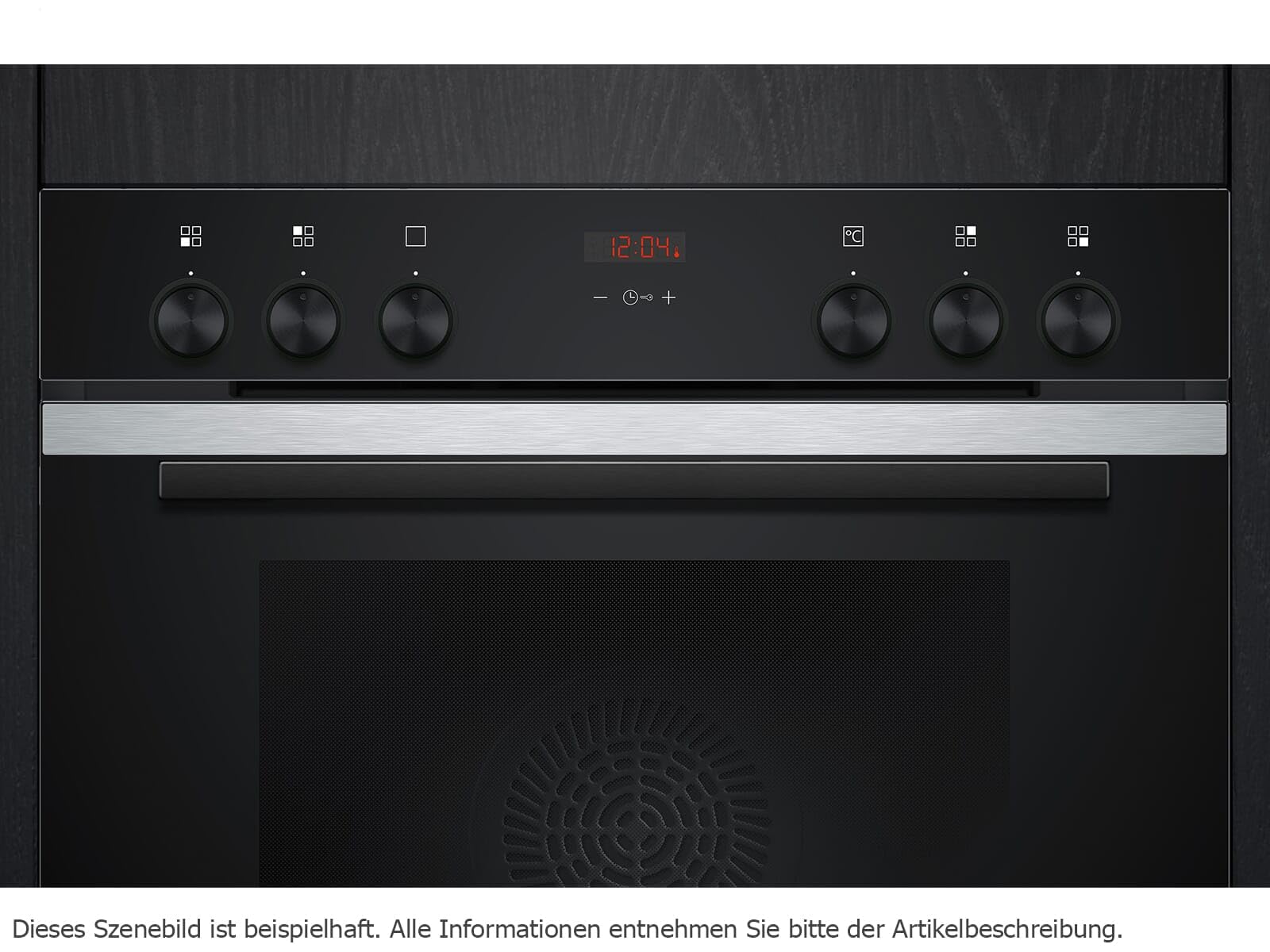 Siemens iQ300 Einbauherd 60 x 60 cm Edelstahl 3D Heißluft HE213ABS4